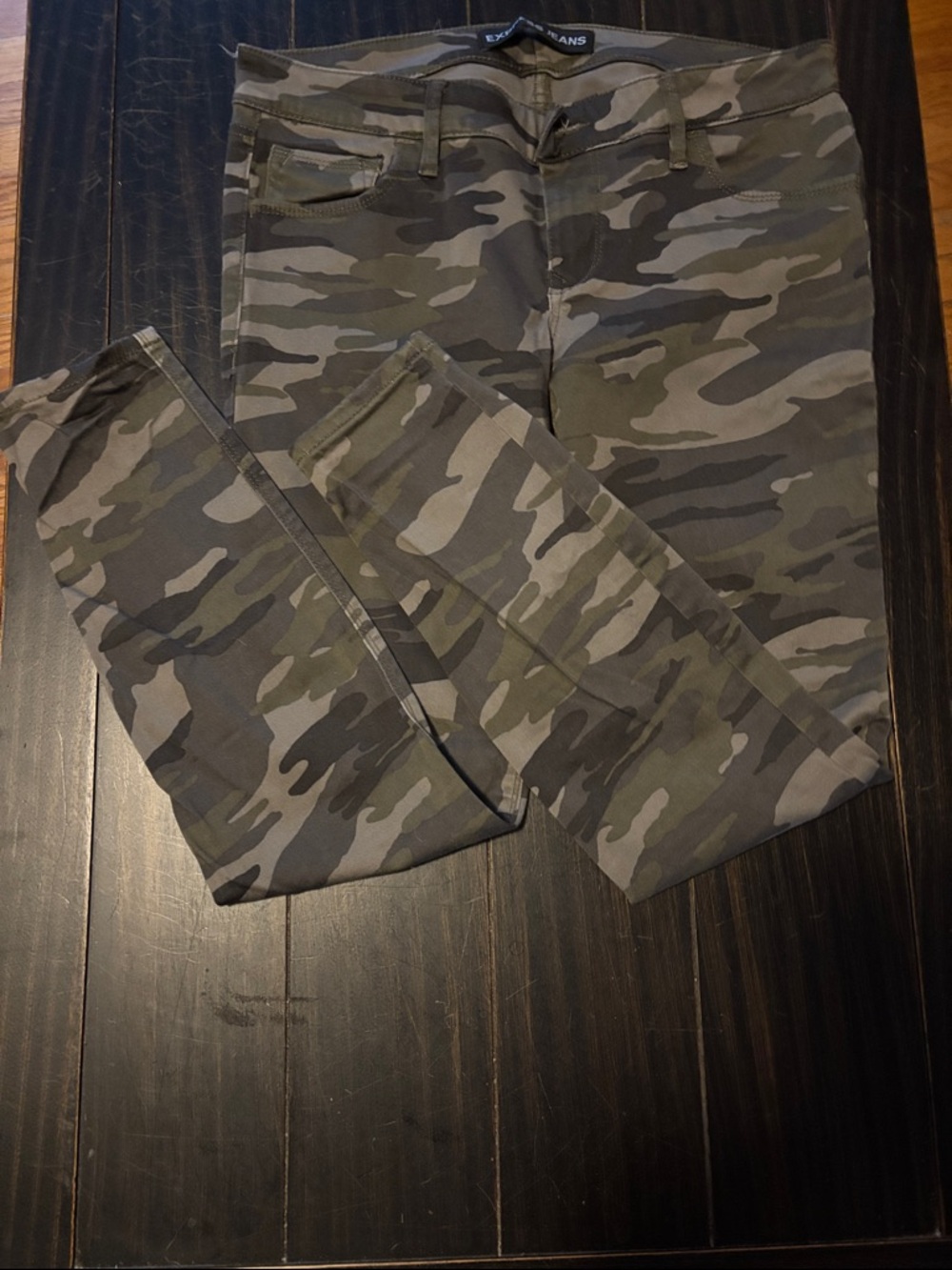 Camouflage Women’s Ankle Jean Leggings - Olive Camo